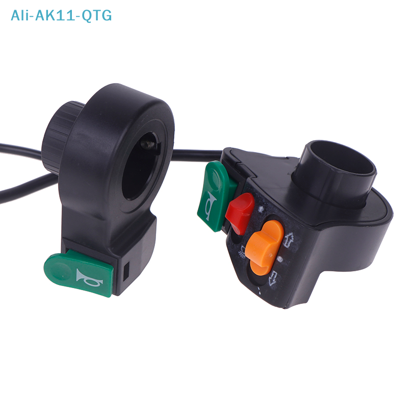 Hot！3 In1 Electric Bicycle Scooter Motorcycle Handle Switch Plastic Headlight Horn Turn Signal Switch Button E-bikes Accessories