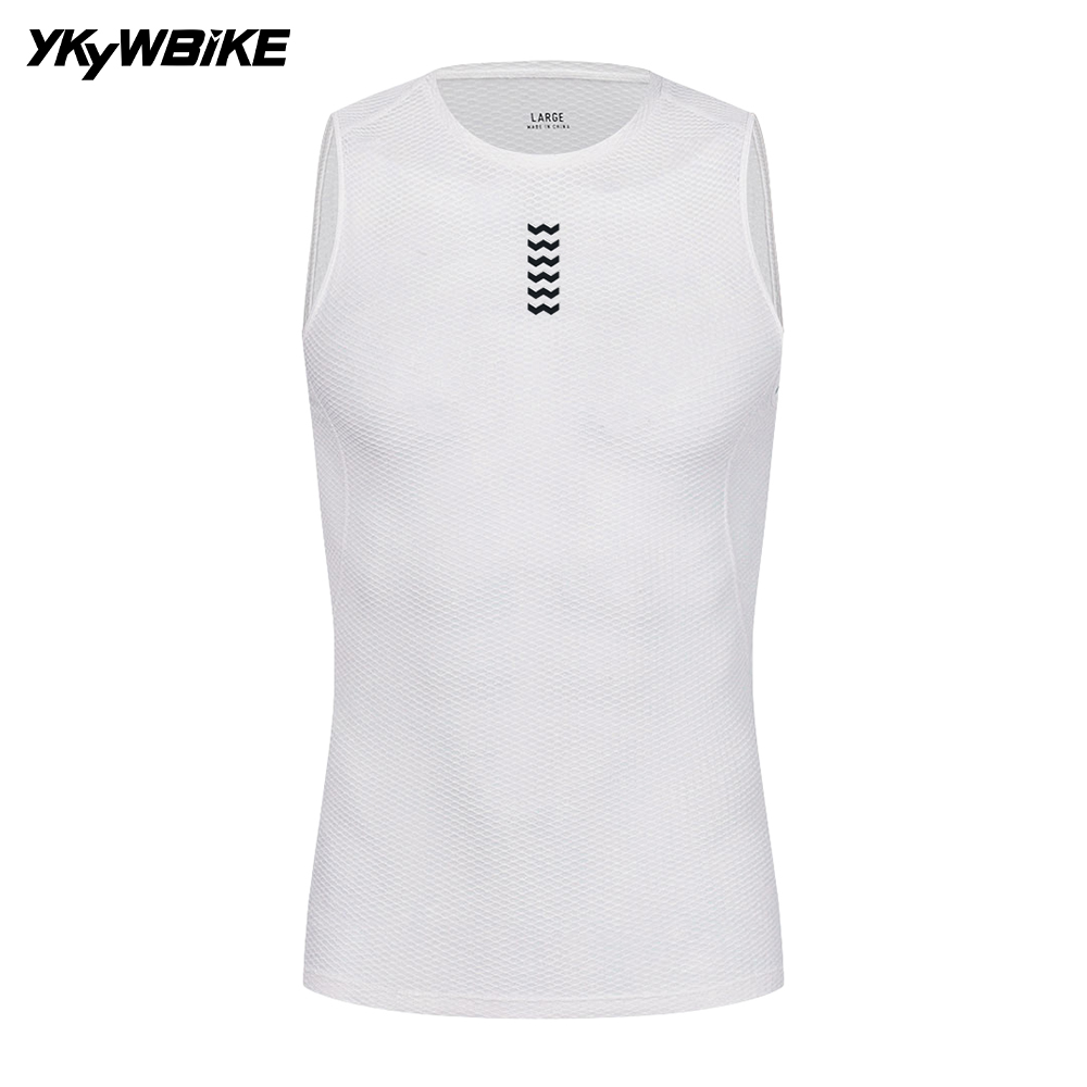 YKYWBIKE Men Cycling Base Layer Vest Summer Ride Jersey MTB Bike Bicycle Mesh Underwear Cycle Clothing