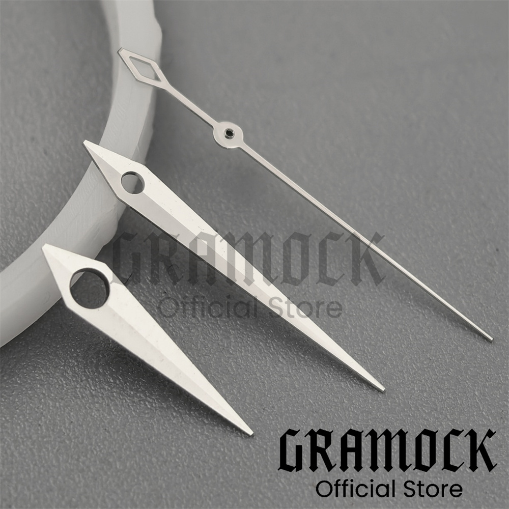 GRAMOCK Silver Gold Rose Gold Yellow Blue Cocktail Watch Hands For NH35 NH36 DG2813 PT5000 Men's Watch Pointer Accessories Part