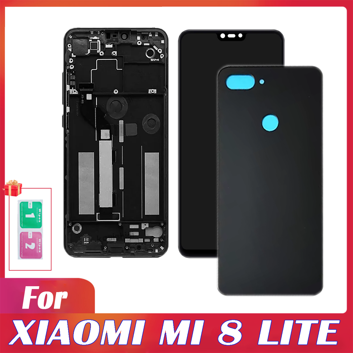 For Mi 11 Ultra Tested Mi11 Ultra M2102K1G M2102K1C LCD Display Touch Screen Digitizer Assembly Replacement