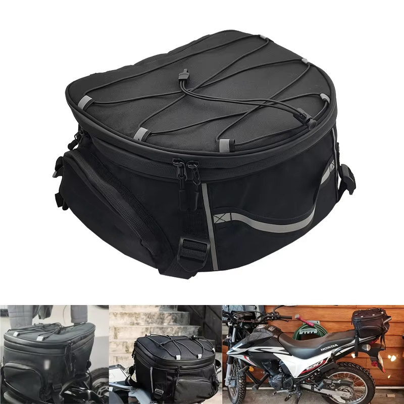 Universal Motorcycle Rear Seat Tail Bag Waterproof Large Capacity Motorbike Luggage Bag For BMW R1200GS R1250GS F 800 GS