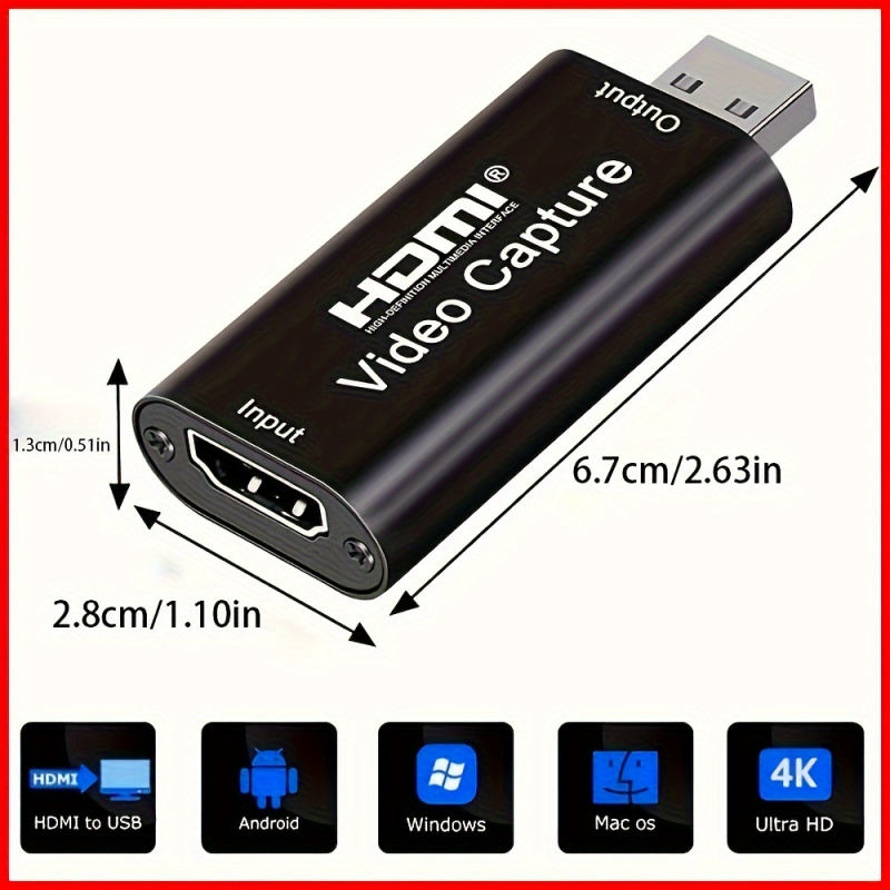 1 PC high quality USB connector for HDTV video capture card