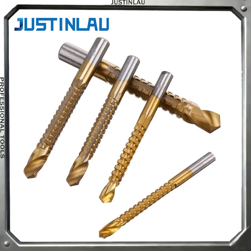 JUSTINLAU Cobalt Drill Bit Set Spiral Screw Metric Composite Tap Drill Bit Twist drill bit set for Electric Drills Bench Drills