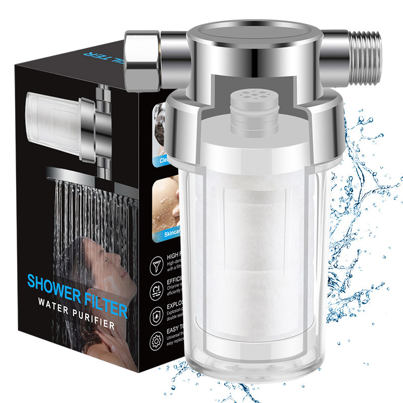 Universal Shower Head Water Purifier Household Use Removes Residual Chlorine Replaceable PP Cotton Pre-Filter