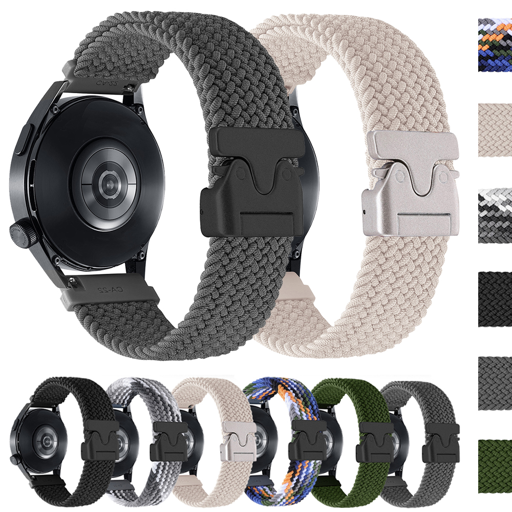 1pcs Nylon Watchband For watch 2 3 S Pro Band GEN 6 5 5E LTE 44mm 45mm Sports Bracelet 22mm 20mm Replacement Strap