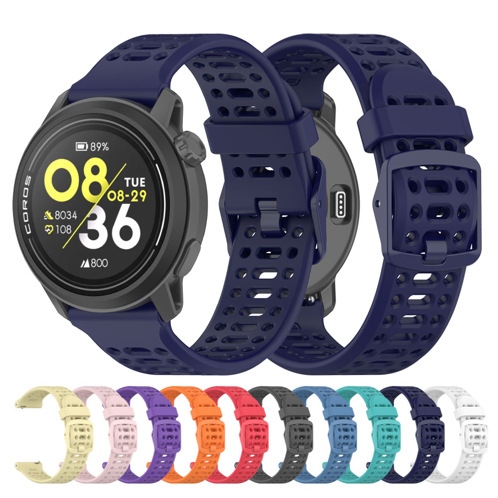 Silicone Watch Band for COROS APEX 4 42mm/PACE 3 2 Wristband APEX 2 Pro/APEX 46mm 42mm/APEX Pro Official Strap 20 22mm Bracelet