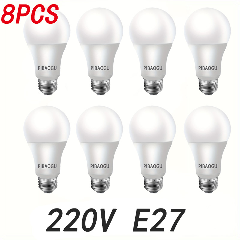 10PCS LED Bulb E27 220V 6W 9W 12W 15W 18W 20W Lighting Bulb High Brightnes Low Energy Consumption Living Room Home LED Blubs