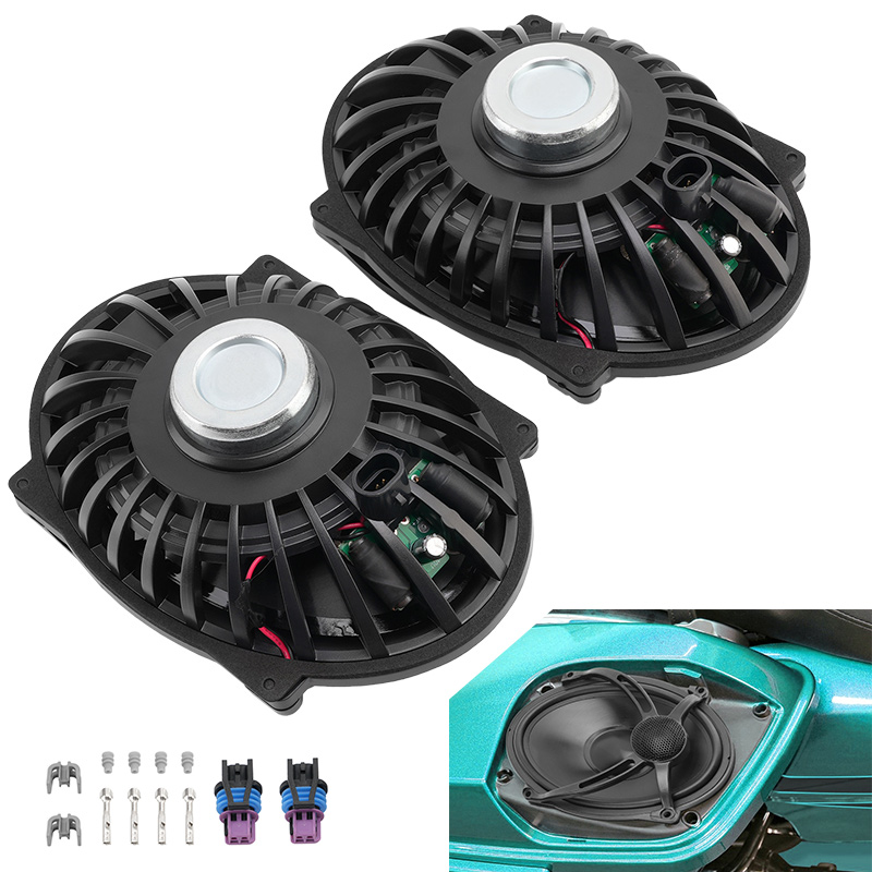 Motorcycle Accessories 5"x7" Saddlebag Lid Speakers For Harley Touring Saddlebag Lid Electra Street Glide Road King 1994-2023