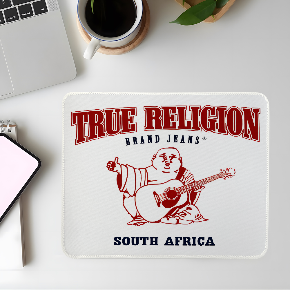Jeans T-True Religion Mouse Pad Gaming Esports Mousepad Laptop Computer Locking Edge Office Desk Mat Rubber Small Anti Slip Pad