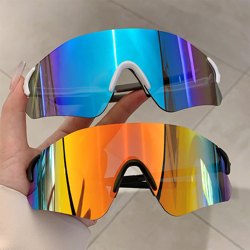 2025 New Personality Colorful Running Mountaineering Sunglasses Outdoor Sports Sun Glasses Bike Riding Unisex Goggles for Driver