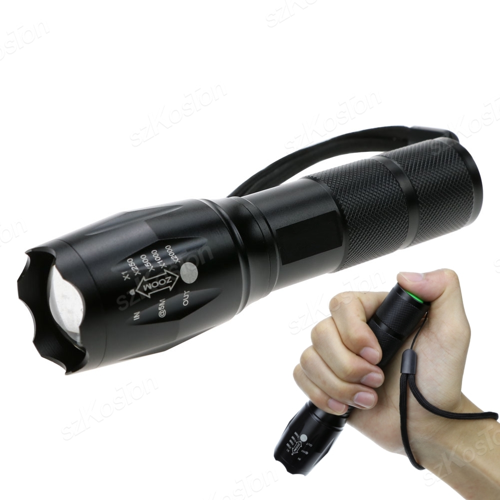 Portable XML T6 LED Flashlight Telescopic Lanterna Flashlight Multifunctional Zoomable Waterproof Outdoor Camping Bike