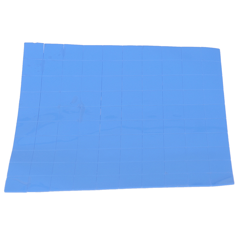 100Pcs Thermal Pad GPU CPU Heatsink Cooling Conductive Silicone Pad 10*10*0.5mm