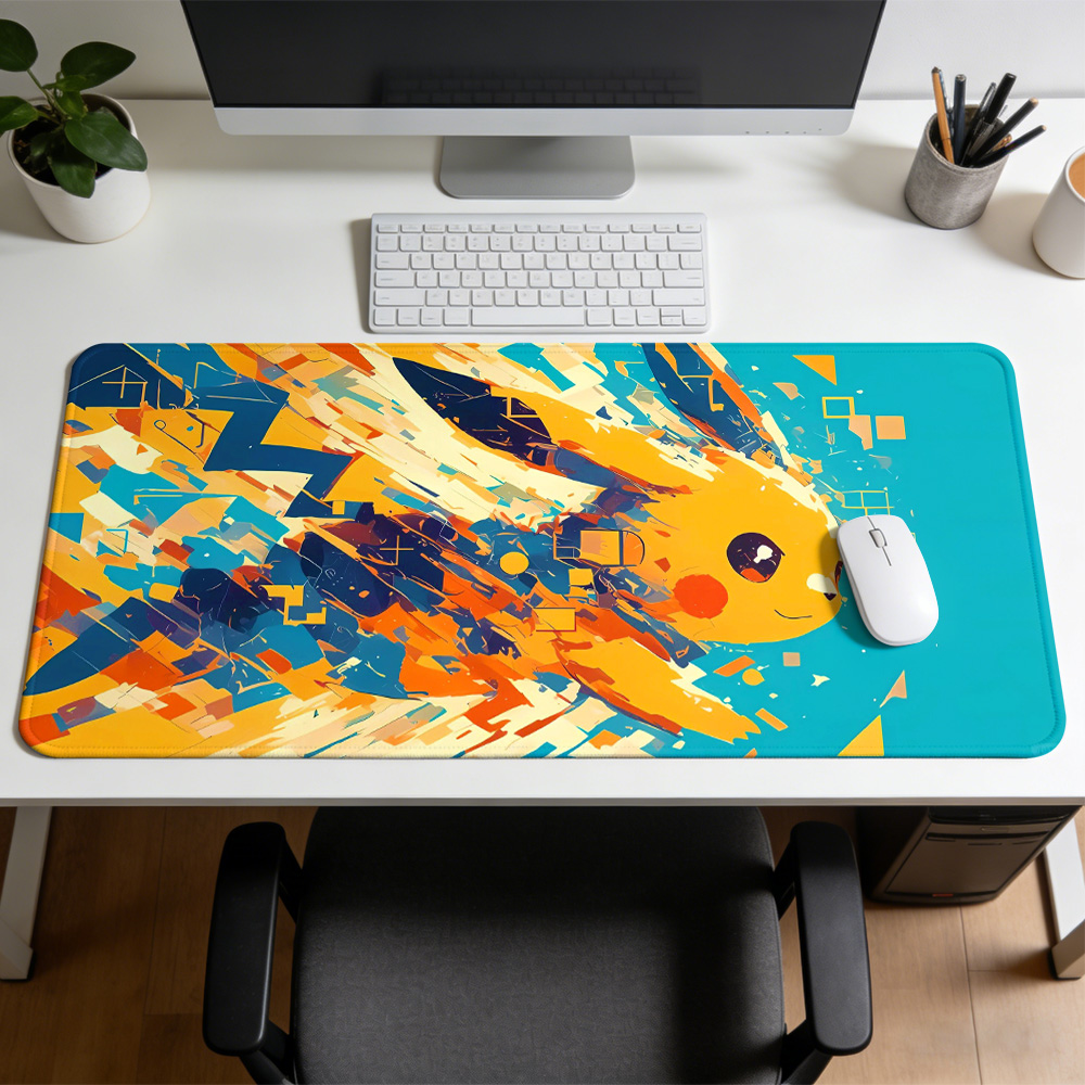 Extended Gaming Mouse Pad Gaming Mat BKM-Po-ke-mons Offices Accessories Professional Mousepad Xxl Computer Desk Decorating Pads