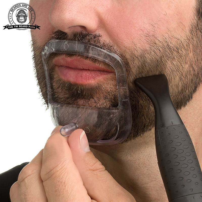 5pcs/set Transparent Beard Styling Tool And Shaving Template For Men Mustache Styling Shaper