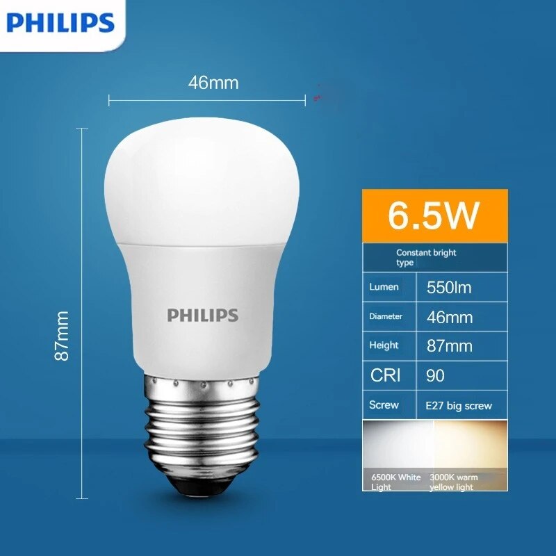 Constant Bright LED Bulb True Color E27 E14 Screw Energy-Saving Lamp Household Super Bright Intelligent Lighting