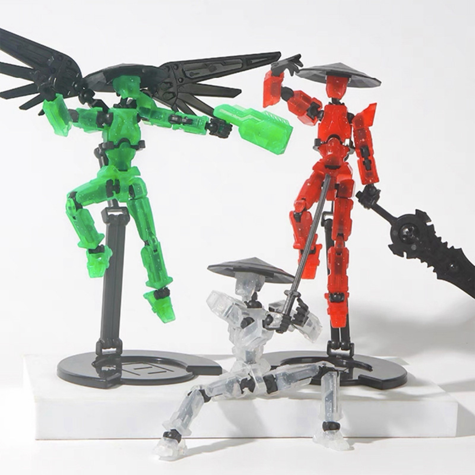 3D Multi-Jointed Movable Shapeshift Robot Creative Printed Mannequin Dummy Action Model Doll Toys Kid Decora for Girl Boys Gifts