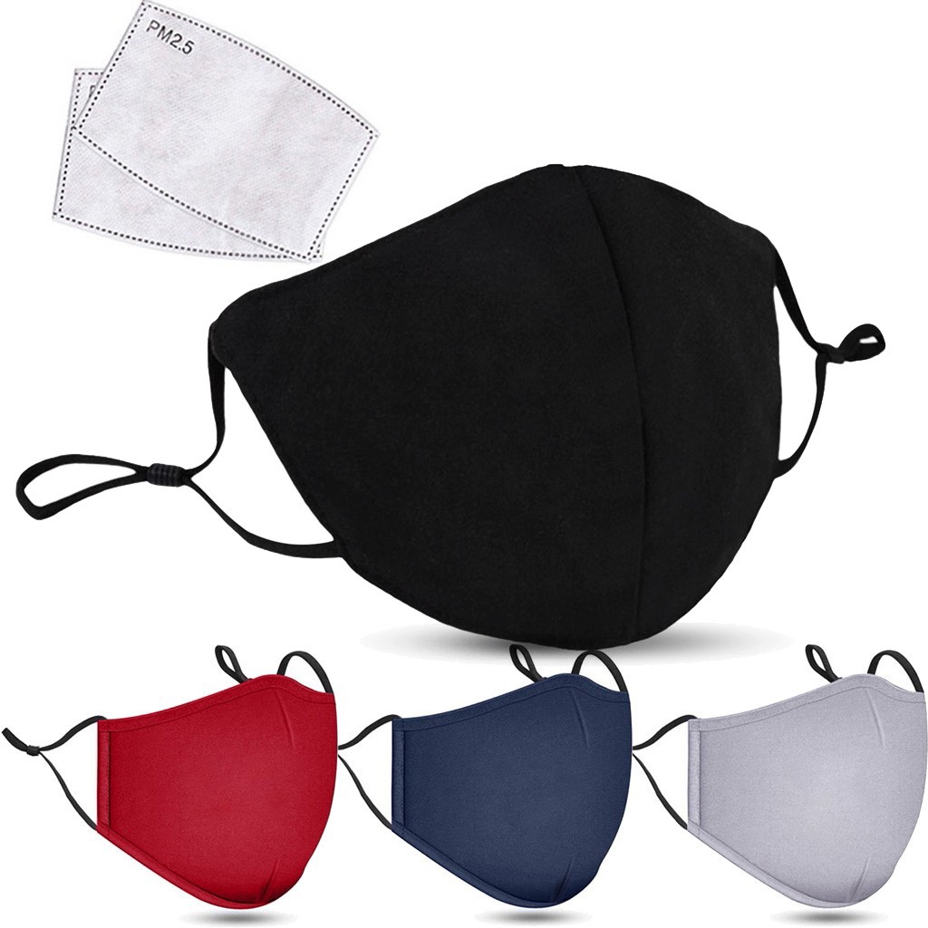 Women Fashion Printing Windproof Fog Haze Mask Washable Reusable Mask Outdoor Dust-Proof Face Protective Mask Reusable Mask