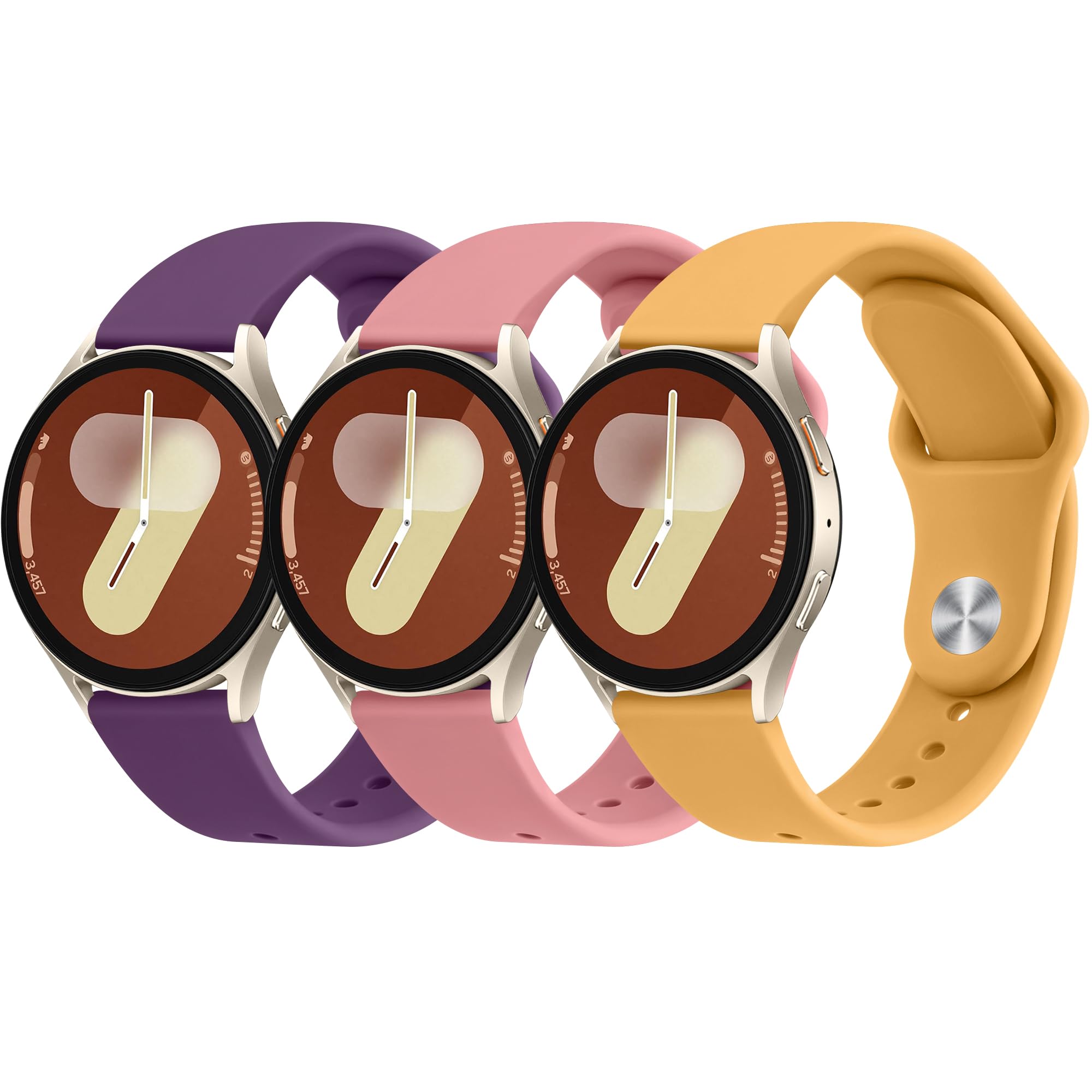 22mm 20mm Silicone+Leather Strap For Huawei Watch 5/4/GT6-5-4/GT5-6 Pro 46mm Magnetic Buckle Band Galaxy Watch 7/6/5/4 Bracelet