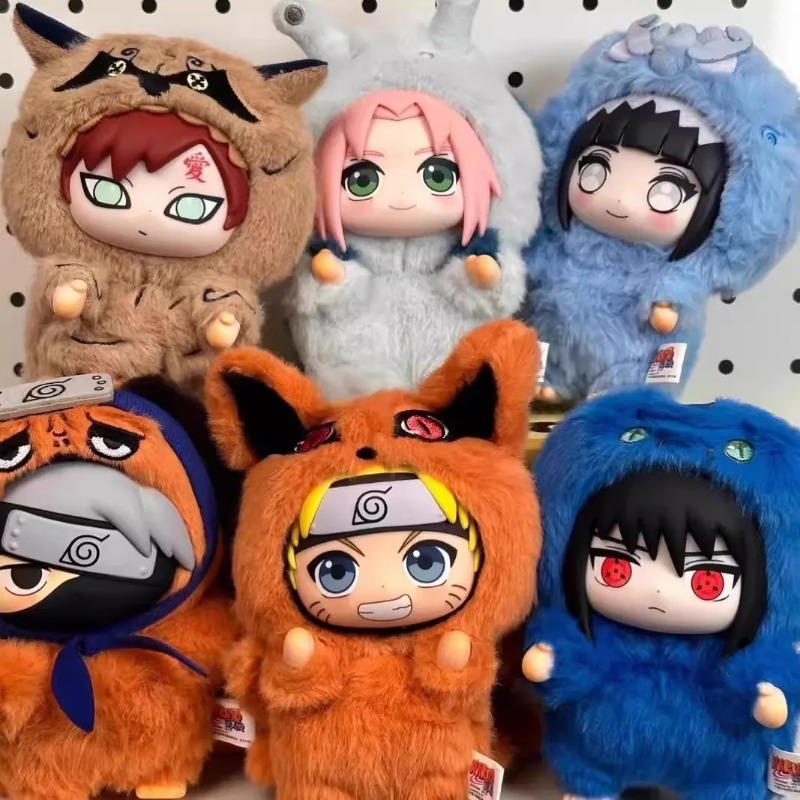 2026 A Series of Cute Plush Toys, Cartoon Backpacks, Pendants, Anime Peripheral Boxes Naruto Blind Box Toy Collection