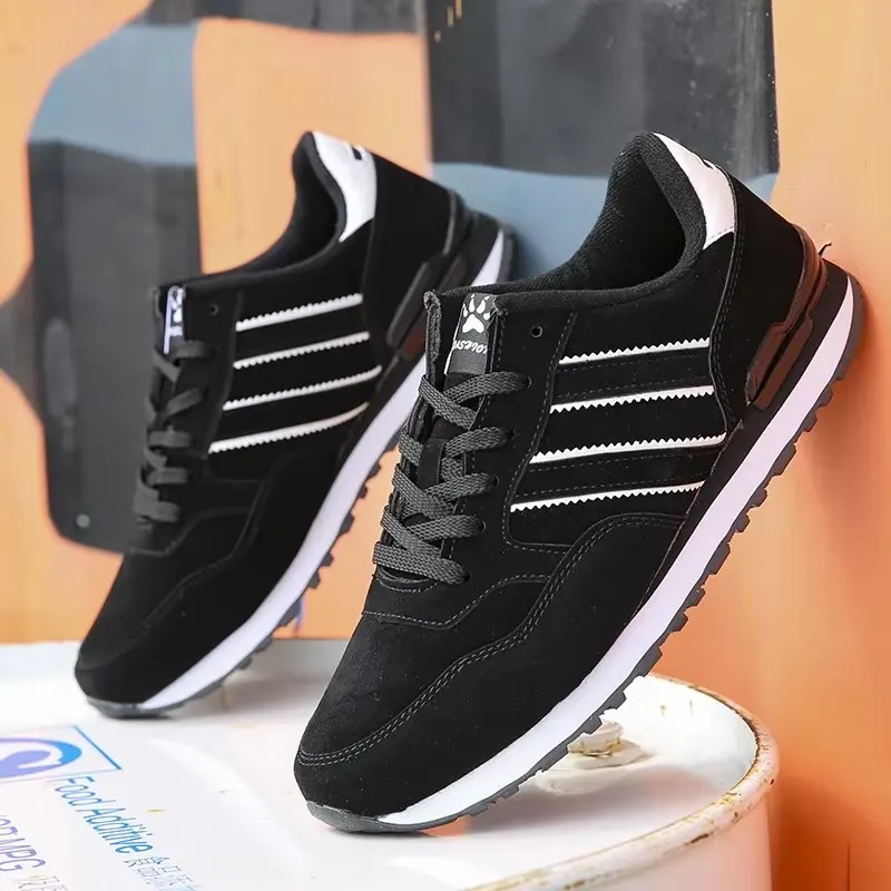 High Quality Men's Sneakers Leather Casual Shoes Autumn 2025 New Breathable Men Shoes Tenis Male Flat Shoe Zapatillas Hombre