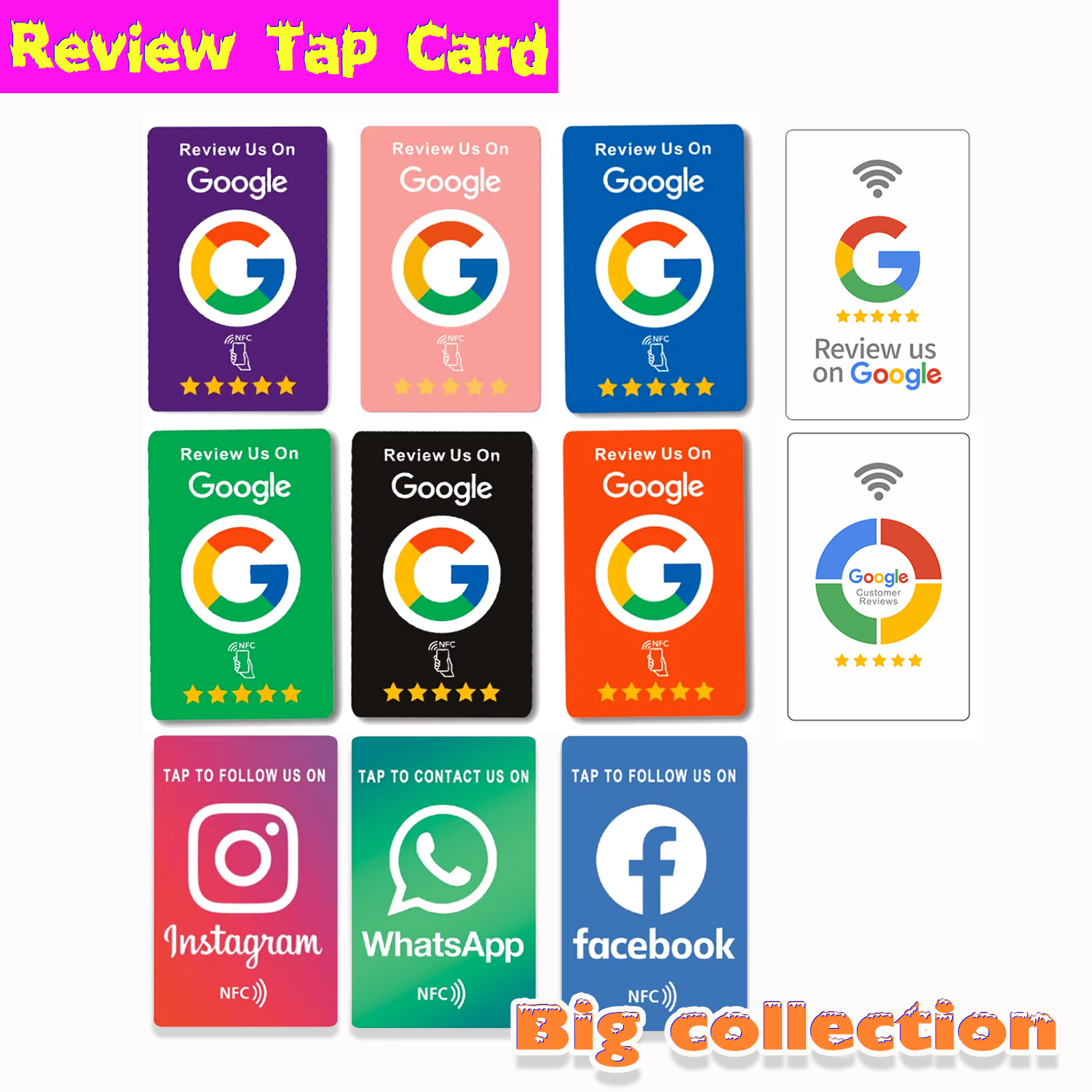 1Pc Reusable Review Tap Card Reviews Tap NFC Card Review Us on Tap Card Enhances SEO Saves Time User-Friendly