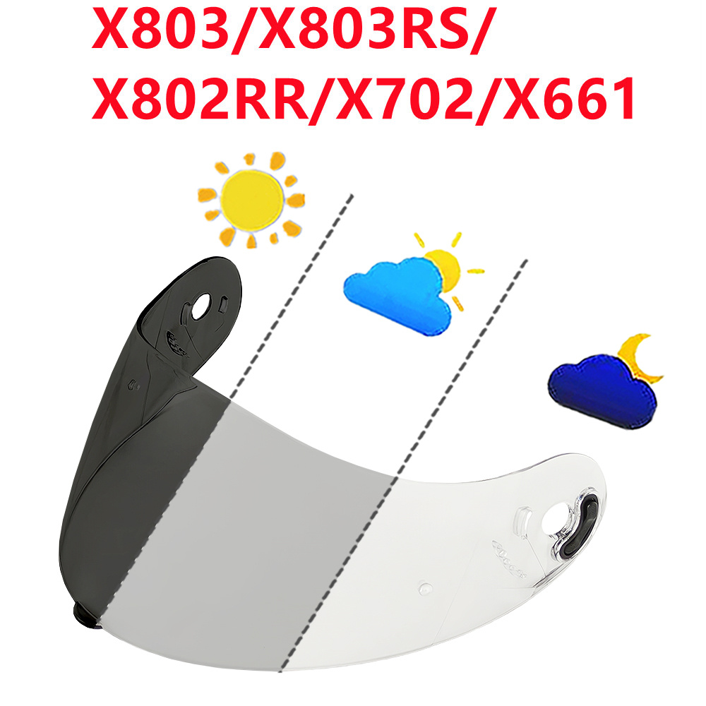 Photochromic Visor for NOLAN X-Lite X-803 X-802 X-702 X-661 X603 Helmet Glasses Screen Shield Windshield Accessories