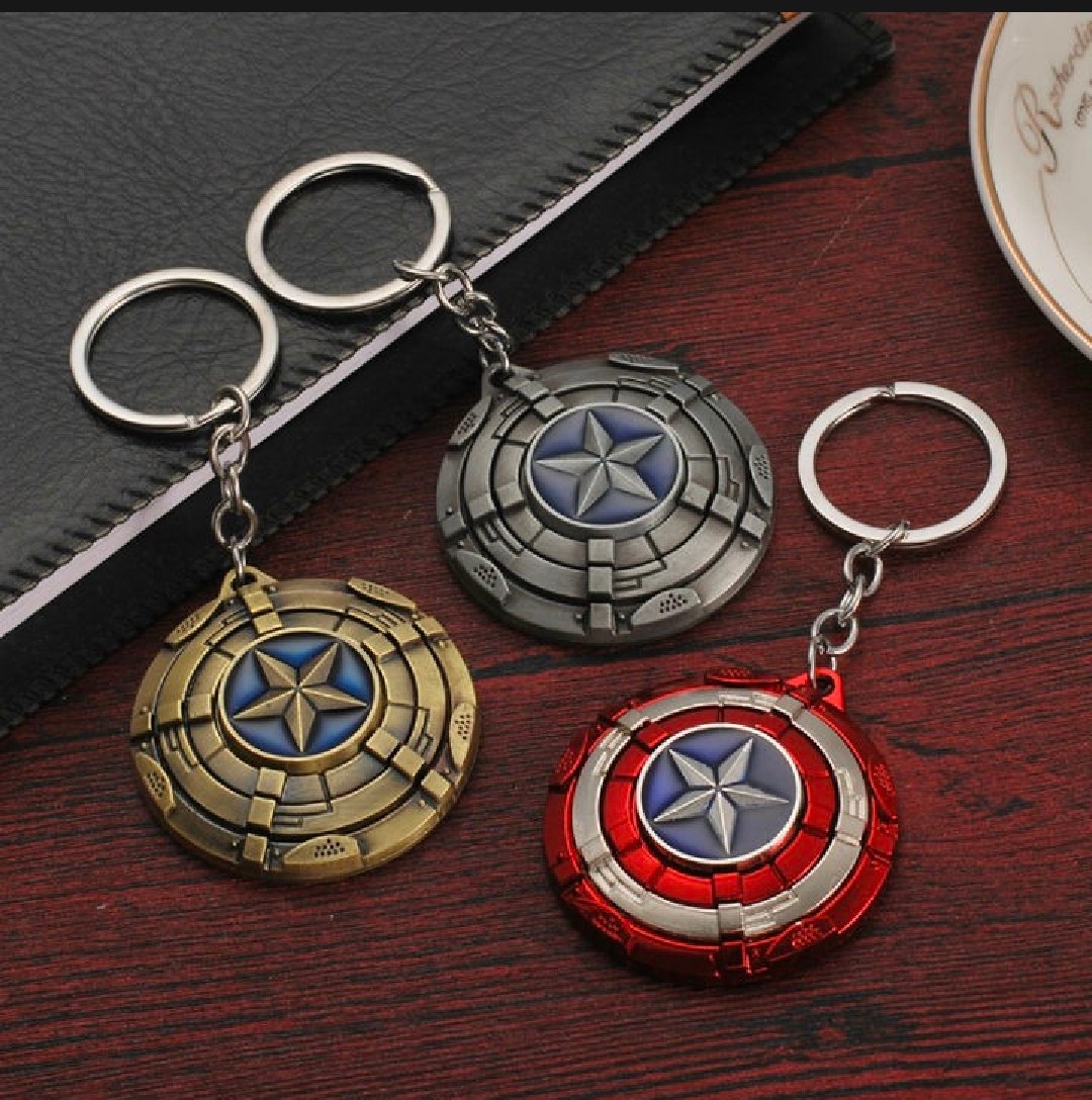 Captain America Keyrings shield for car n bike