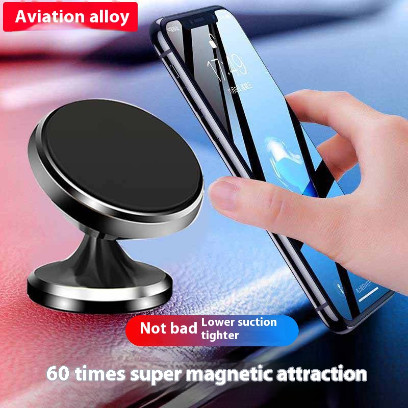 New Magnetic Suction Car Phone Bracket Air Outlet Magnet Buckle Type Universal Multifunctional Car Adhesive Bracket