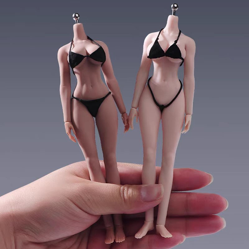 ANT T305 N306 1/12 Scale Female Seamless Body with Detachable Feet 14.5cm Pale Suntan Super Flexible Action Figure Body Doll