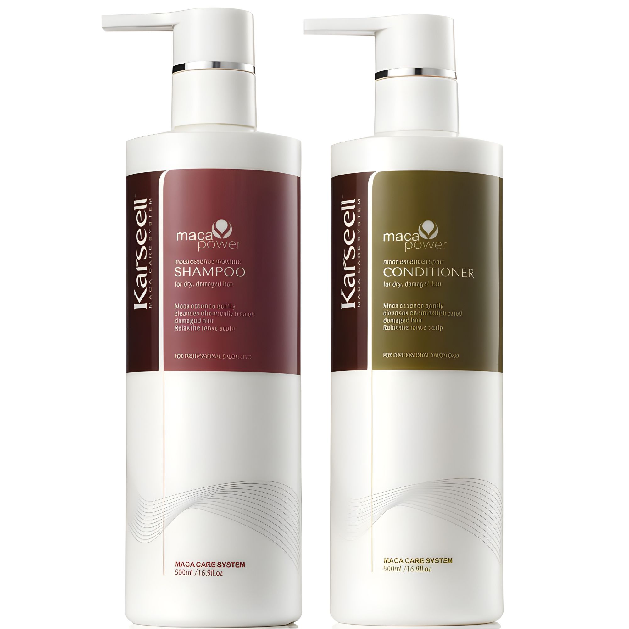 Karseell Maca Power Combo Set | Shampoo and Conditioner - 500ml Each