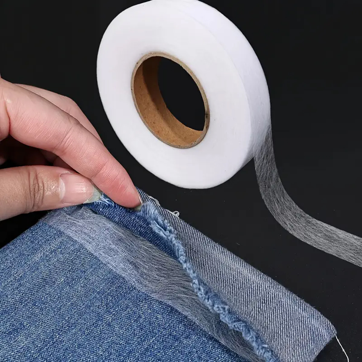 1pc Tape For Pants Self Adhesive Double Sided Fabric Tape For Trousers Clothes Curtains Repairing DIY Sewing Accessories