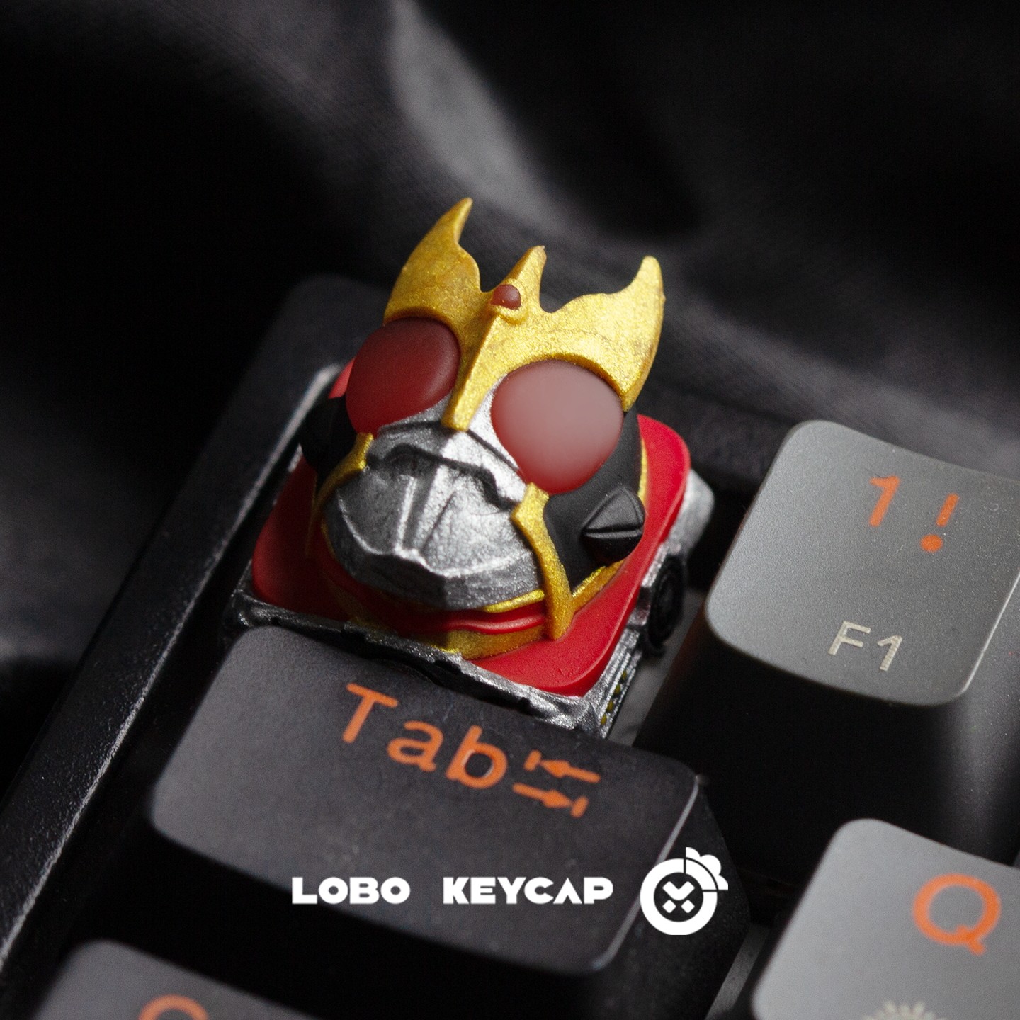 LOBO Triceratops Shrink Mold Custom Keycaps for Mechanical Keyboard Caps ESC Key Transparent Resin Keycap DIY Keyboard PC