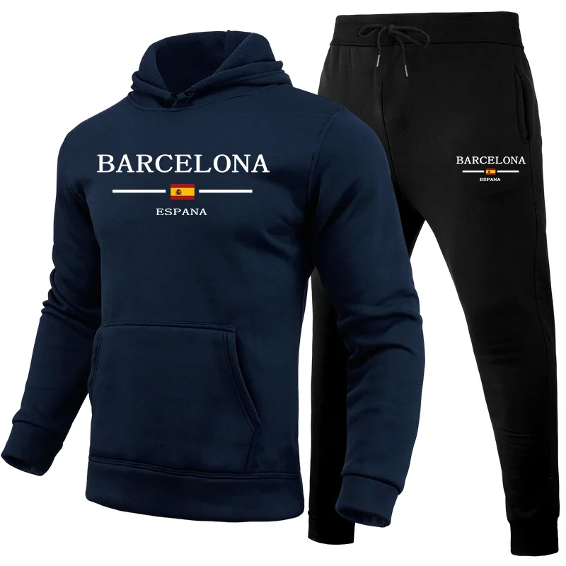 Fashion Men Two Piece Set Daily Men's Tracksuit Comfortable Hooded Hot Sales Sportswear Man Sports Suits Jogging Outdoors Simple
