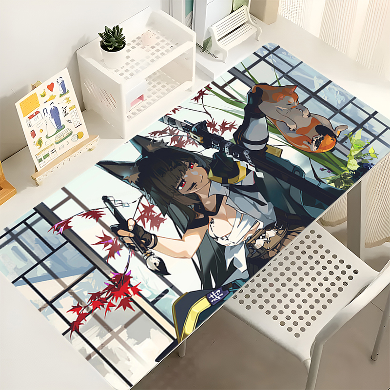 Mouse Pad PC Computer Gamer Kawaii Zenless Zone Zero Keyboard Pad Gaming Accessories ZZZ Mousepad Hoshimi Miyabi Desk Mouse Mat