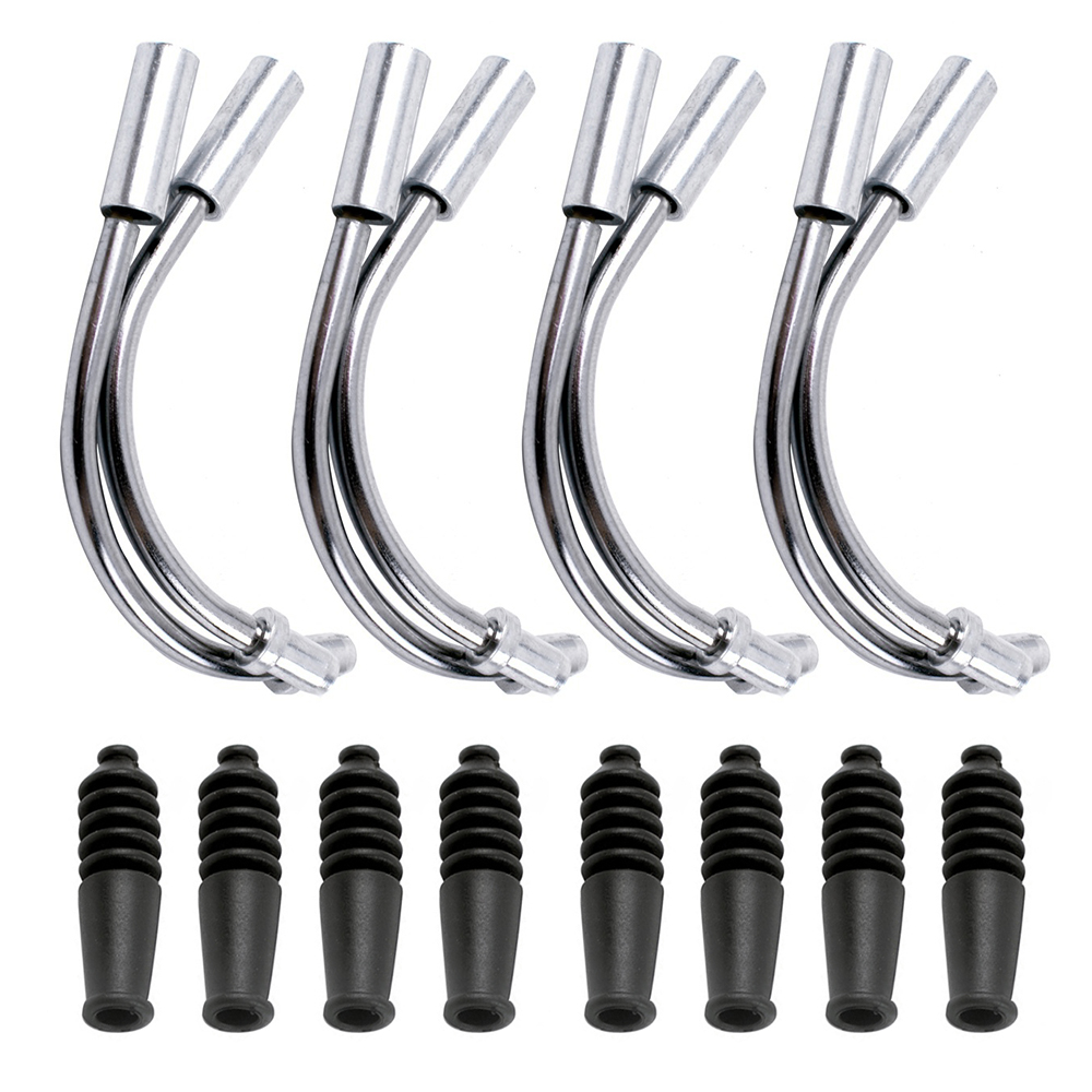 ZTTO 4 Sets MTB Mountain Bike V Brake Noodles Cable Guide Bend Tube Pipe Sleeves Protector Hose Mountain Bicycle Accessories