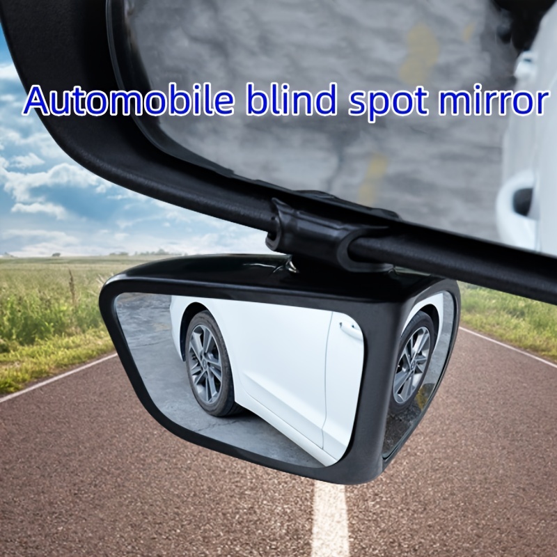 1Pair360Degree HD Car Blind Spot Mirror Rotatable Adjustable Wide Angle Exterior Automobile Rear View Mirror Parking Mirrorb
