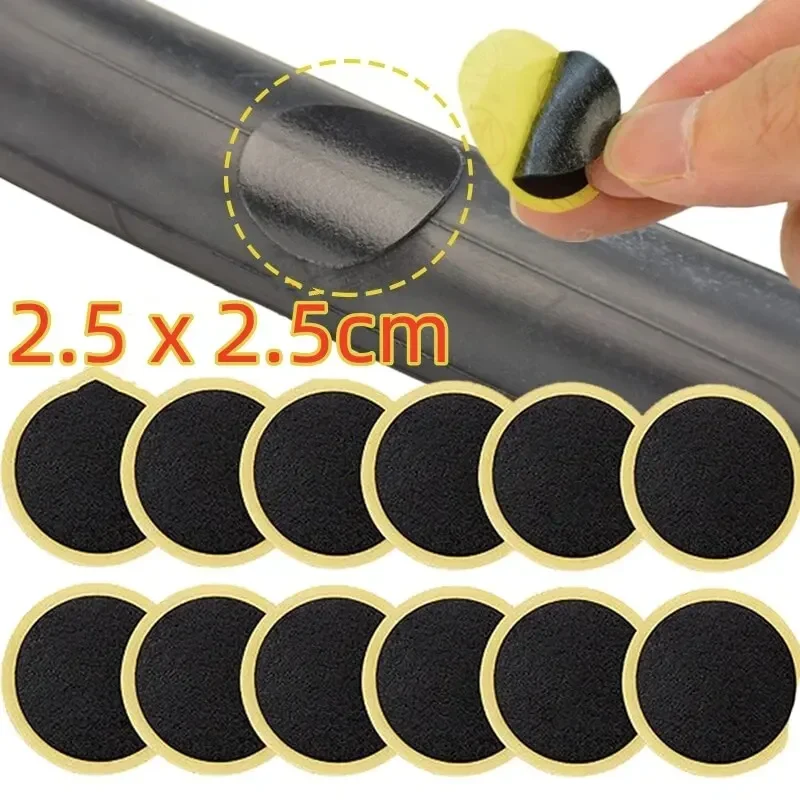 10/20/30/50PCS Glue-Free Bike Tire Patches Quick Repair Kit - Durable Easy to Use for Bicycle Tyres