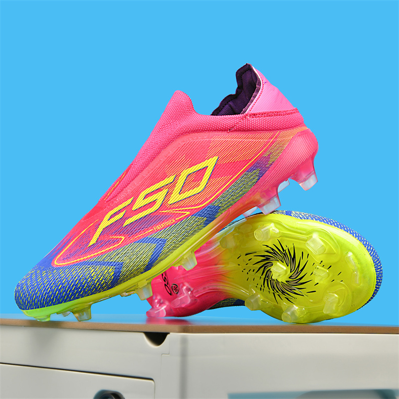 New Men's Soccer Shoes Grass Non-Slip Non Slip Football Boots Ultralight Sport Indoor Cleats Fg Turf Futsal Comfortable