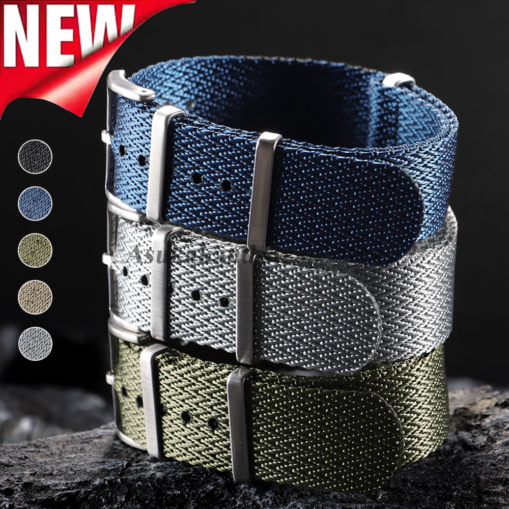 High Quality Nylon WatchStrap 18mm 20mm 22mm for for Sport Bracelet for Men Women Watch Bands Accessories