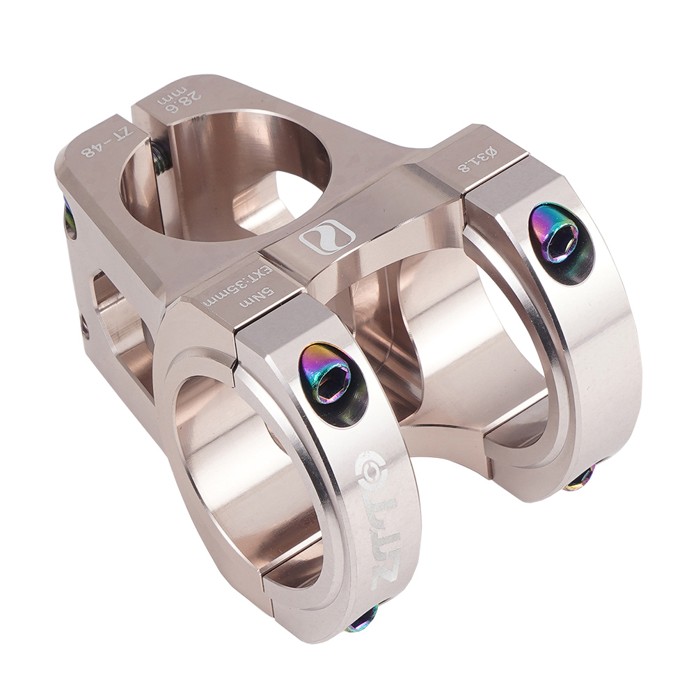 ZTTO MTB 35mm Aluminum Alloy Bicycle Stem 0 Degree Durable Side Lock for 28.6mm Fork 31.8mm Handlebar High Strength ZT38