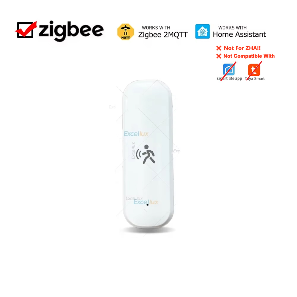 ZigBee Smart Pir Motion Sensor Detector With Temperature and Humidity Sensor Security Burglar Works With Home Assistant