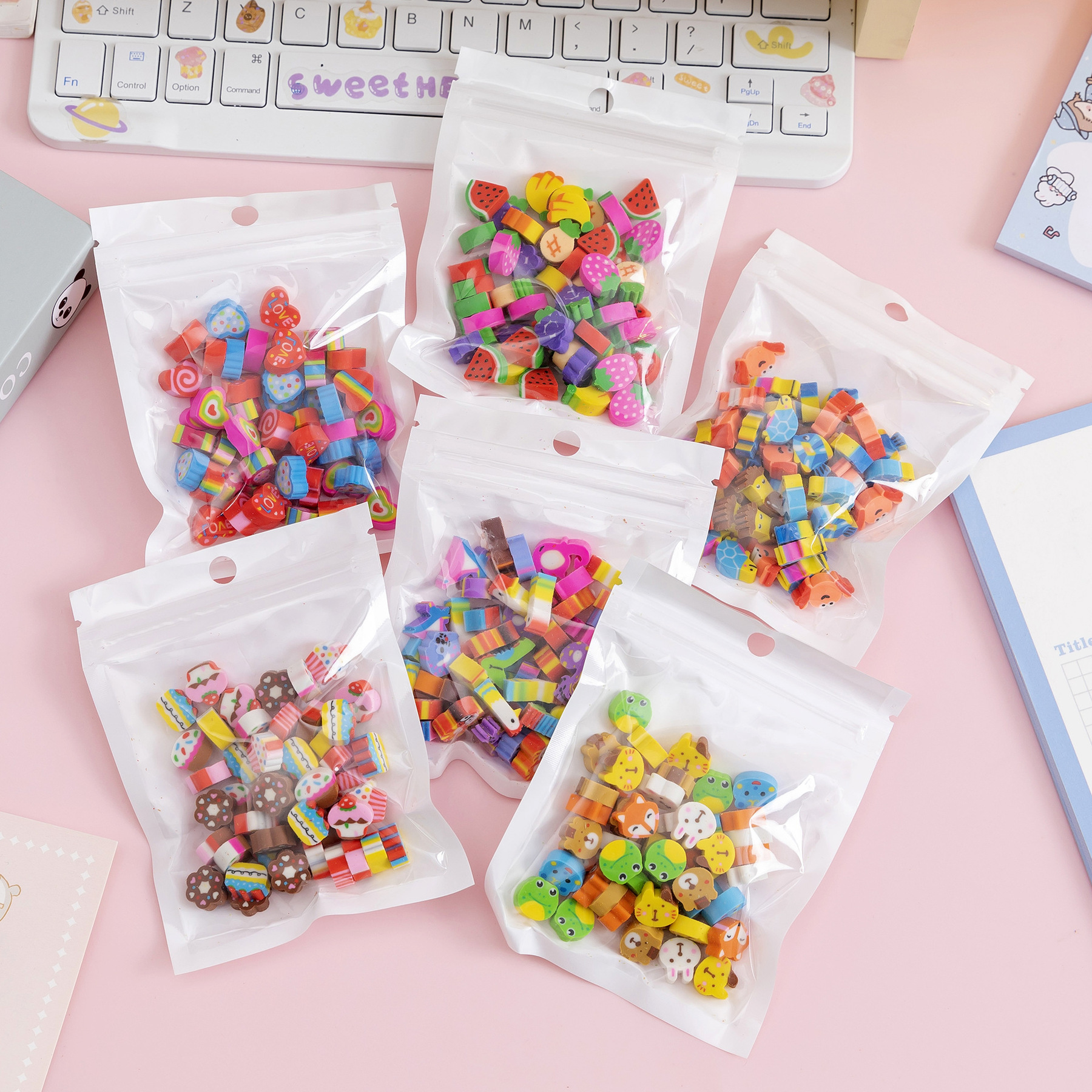 Cute Cartoon Mini Creative Student Eraser