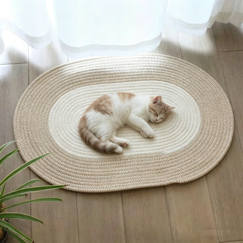 Cat Scratcher Cotton Rope Mat Cat Scratch for Sharpen Nails Scraper Cats Bed Cat scratching post Sofa Mats Furniture Protector