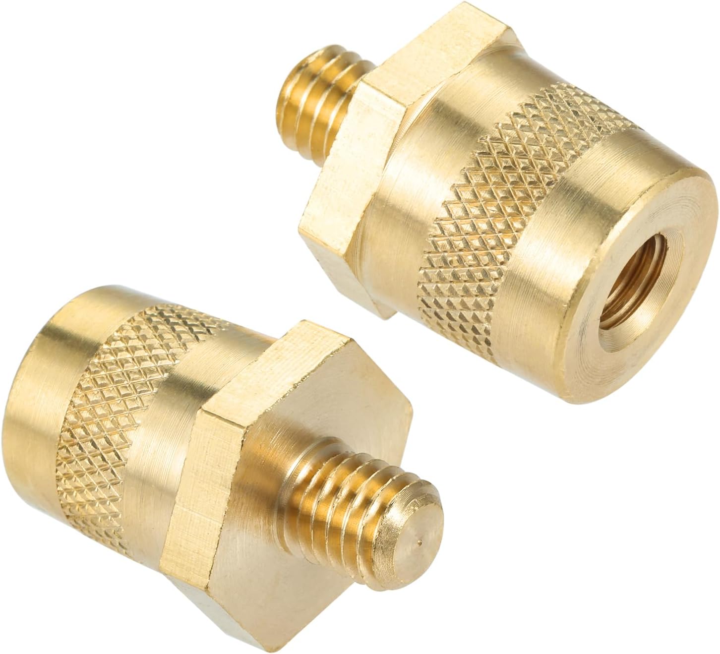 2pcs Battery Terminal Connector M8 Thread Male Brass Side Post Battery Terminal Charging Posts for GM Post