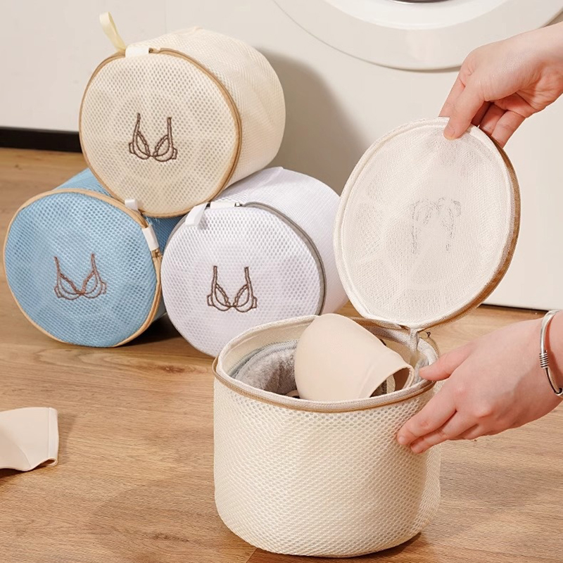 1PC Bra Laundry Bag Women's Lingerie Protective Bag Embroidery Thickening Material Brassiere Washing Bag Underwear Wash Bag New