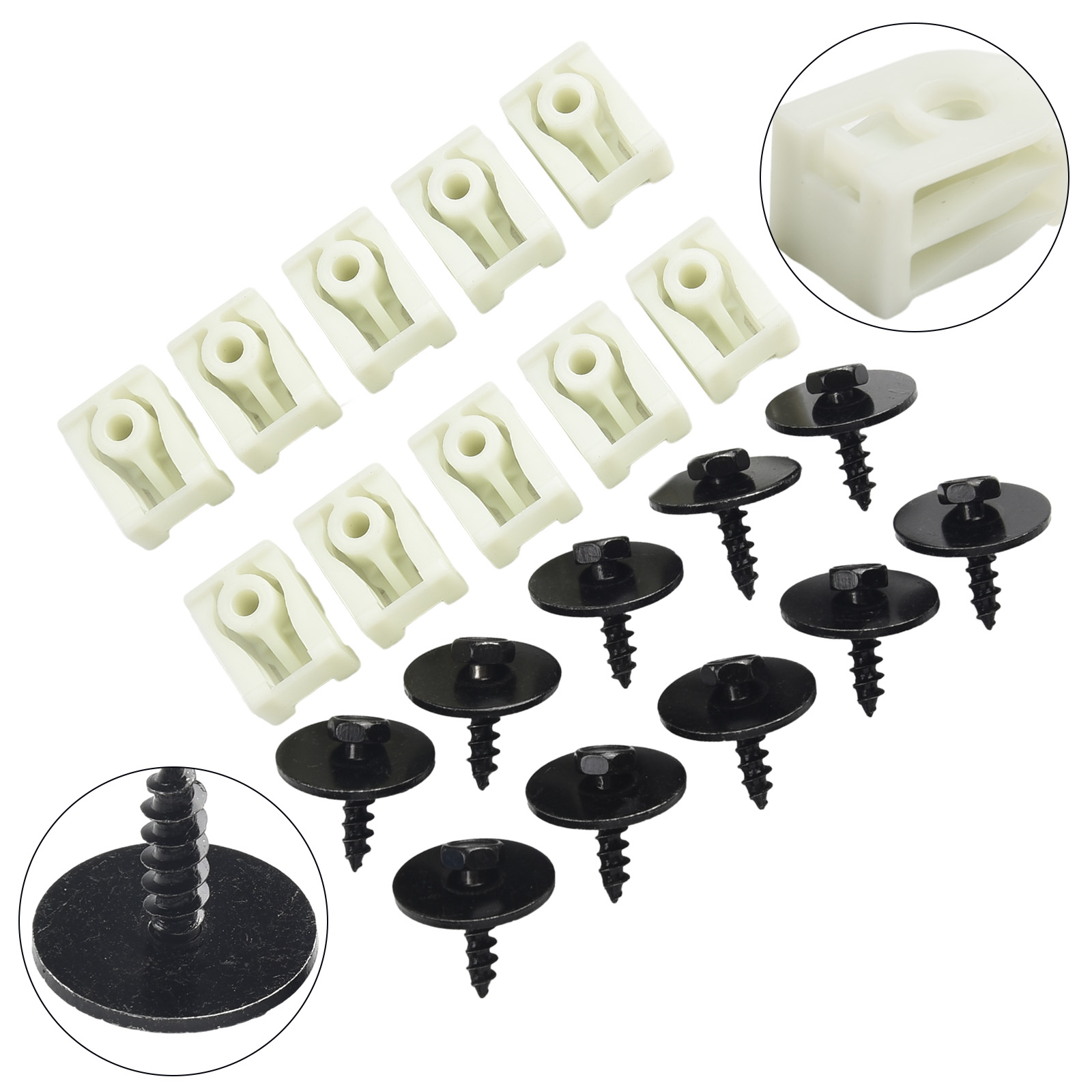 20Pcs/Set Car Clips Front And Rear Fender Liner C-Clip Combo Kit With Bolt 07147311312 07149213164 For BMW