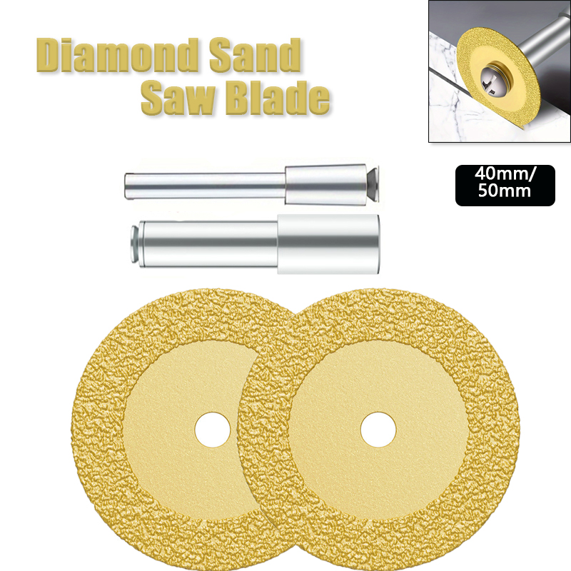 1set 40/50mm Mini Diamond Electric Grinding Cutting Disc Alloy Saw Blades for Metal Woodworking and Carving Durable Power Tool