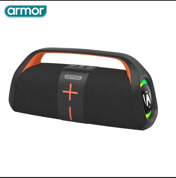 "Armor Bass 450 - 4D Surround Sound Bluetooth Speaker with LED Lights & Bass Boost"