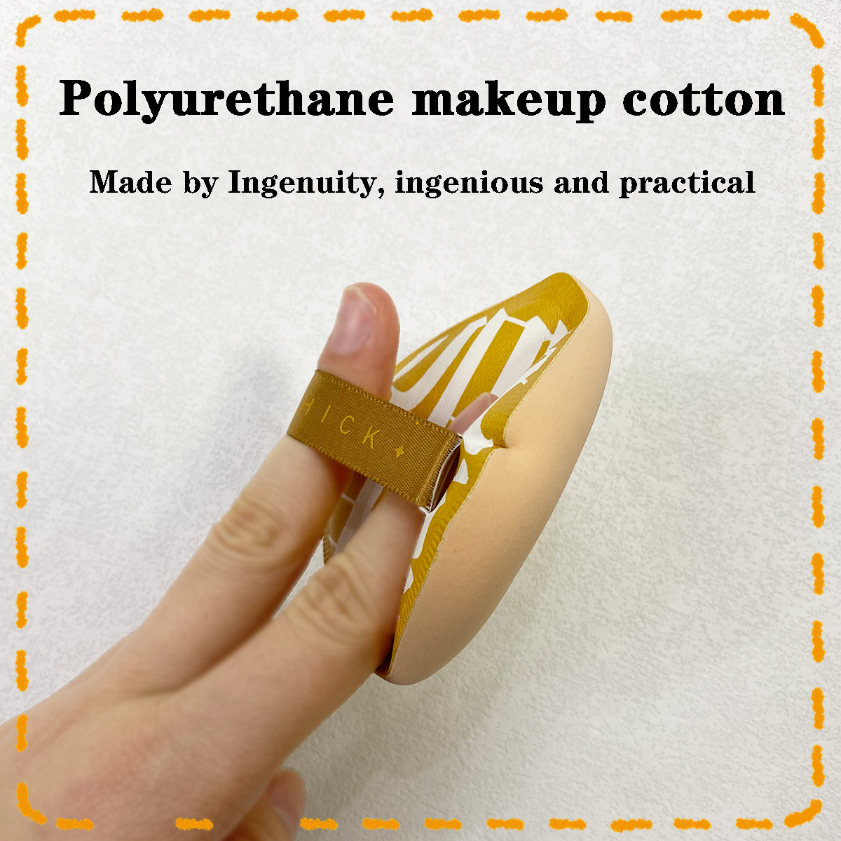 1PC Beauty Egg Non-powder Absorbing 100% Air Cushion Puff Cotton Candy Flocking