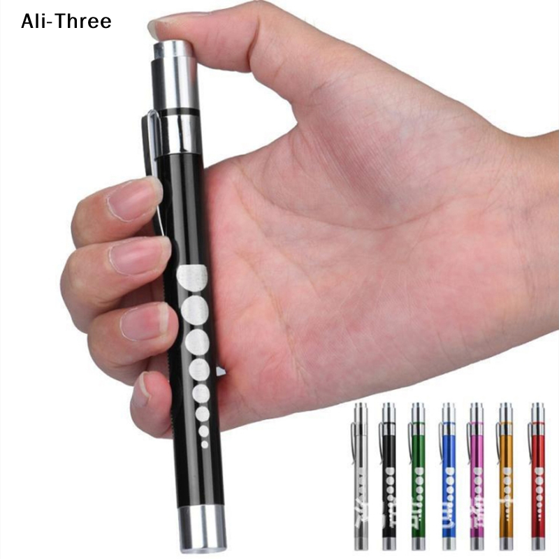 1Pcs Medical First Aid Mini Pen Light Flashlight LED EMT Doctor Small Portable